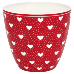 GreenGate Latte Cup “Penny” Red