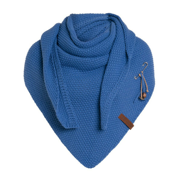Knit Factory Dreiecksschal "Coco" Cobalt