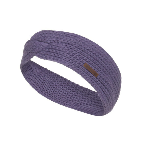 Knit Factory Stirnband "Joy" violett