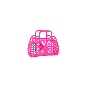 Sun Jellies "Retro Basket" Mini berry pink