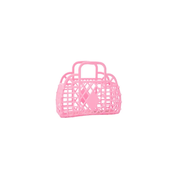 Sun Jellies "Retro Basket" Mini bubblegum pink