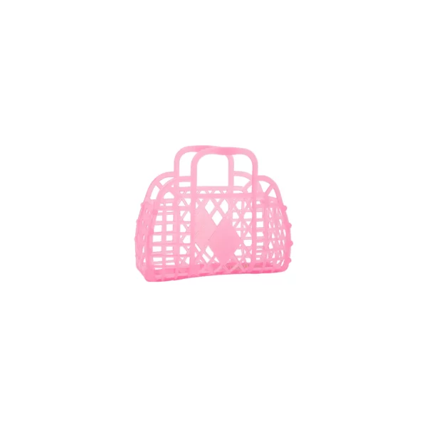 Sun Jellies "Retro Basket" Mini neonpink