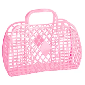 Sun Jellies "Retro Basket" L bubblegum pink