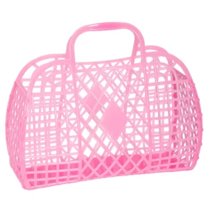 Sun Jellies "Retro Basket" L neonpink